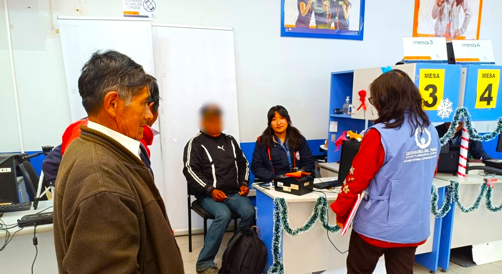 GESTIÓN DEFENSORIAL PERMITE QUE PERSONA EN SITUACIÓN DE VULNERABILIDAD OBTENGA POR PRIMERA VEZ SU CÉDULA DE IDENTIDAD