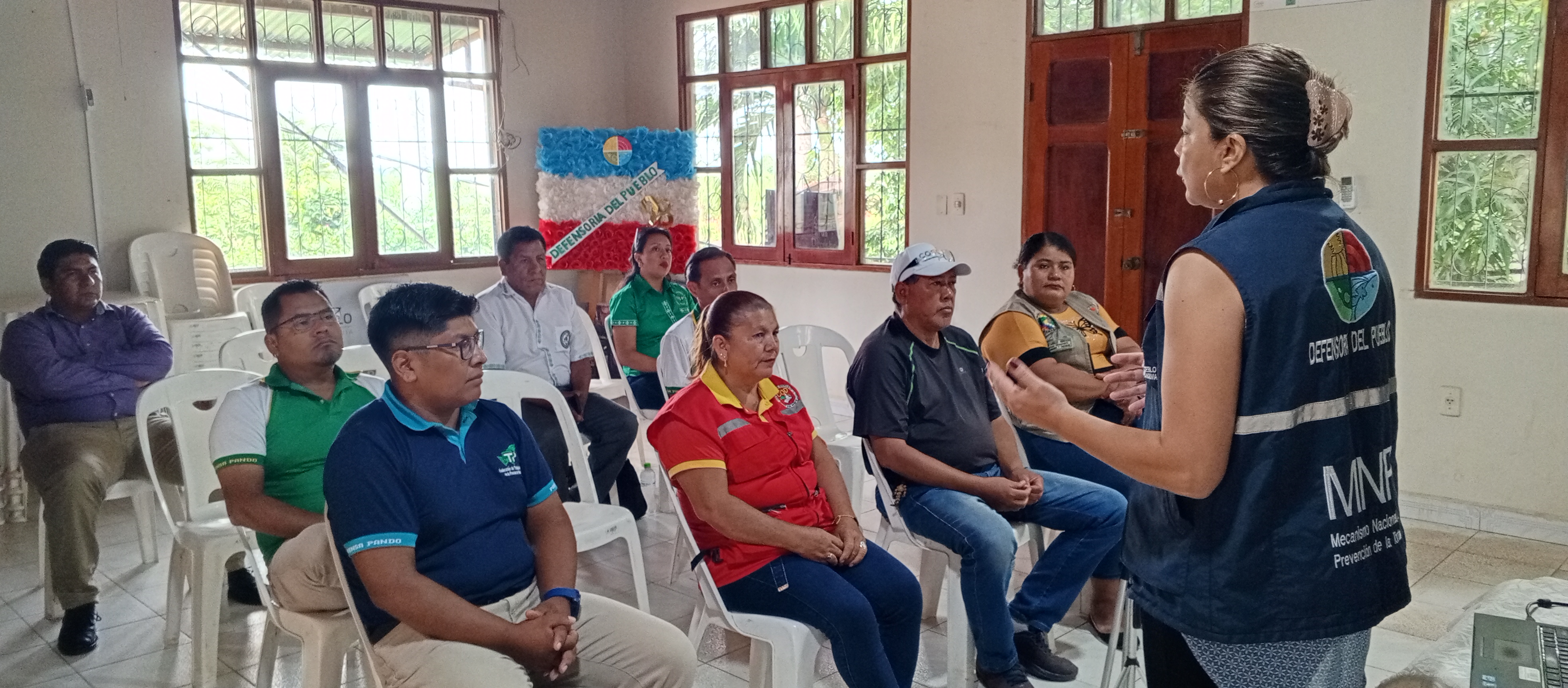 PRENSA DE PANDO Y DEFENSORÍA DEL PUEBLO EXPONEN DESAFÍOS DEL PERIODISMO VINCULADOS A DD.HH, EN UNA JORNADA DE SENSIBILIZACIÓN CON ORGANIZACIONES SOCIALES