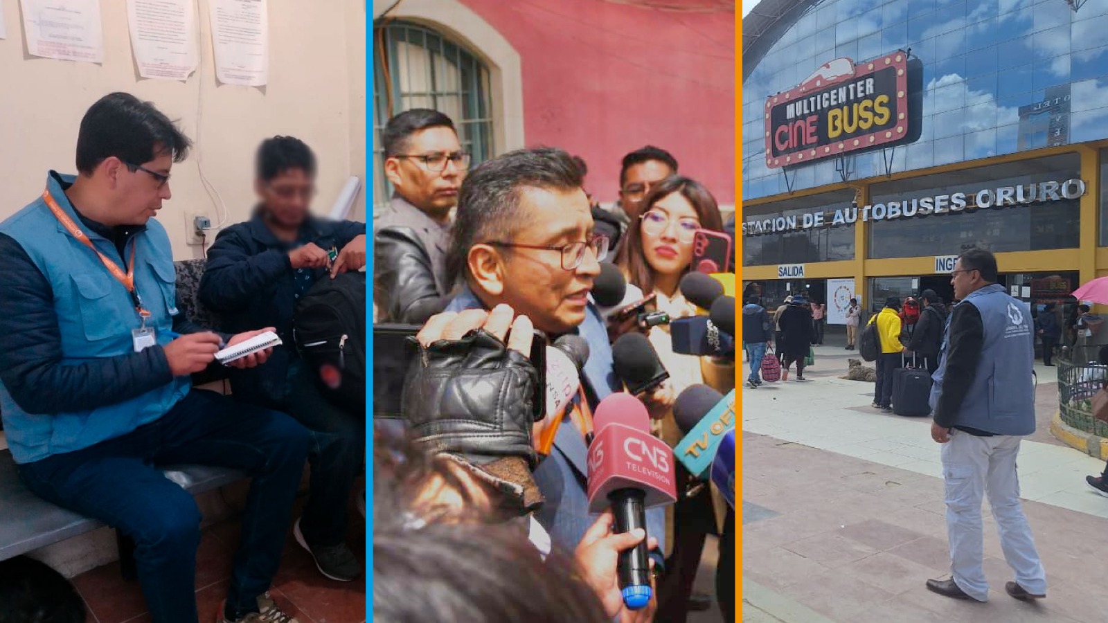 DEFENSOR DEL PUEBLO EXHORTA CESE DE VIOLENCIA Y MONITOREA EL DEBIDO PROCESO DE ARRESTADOS  Y ATENCIÓN A HERIDO TRAS HECHOS EN LA PAZ