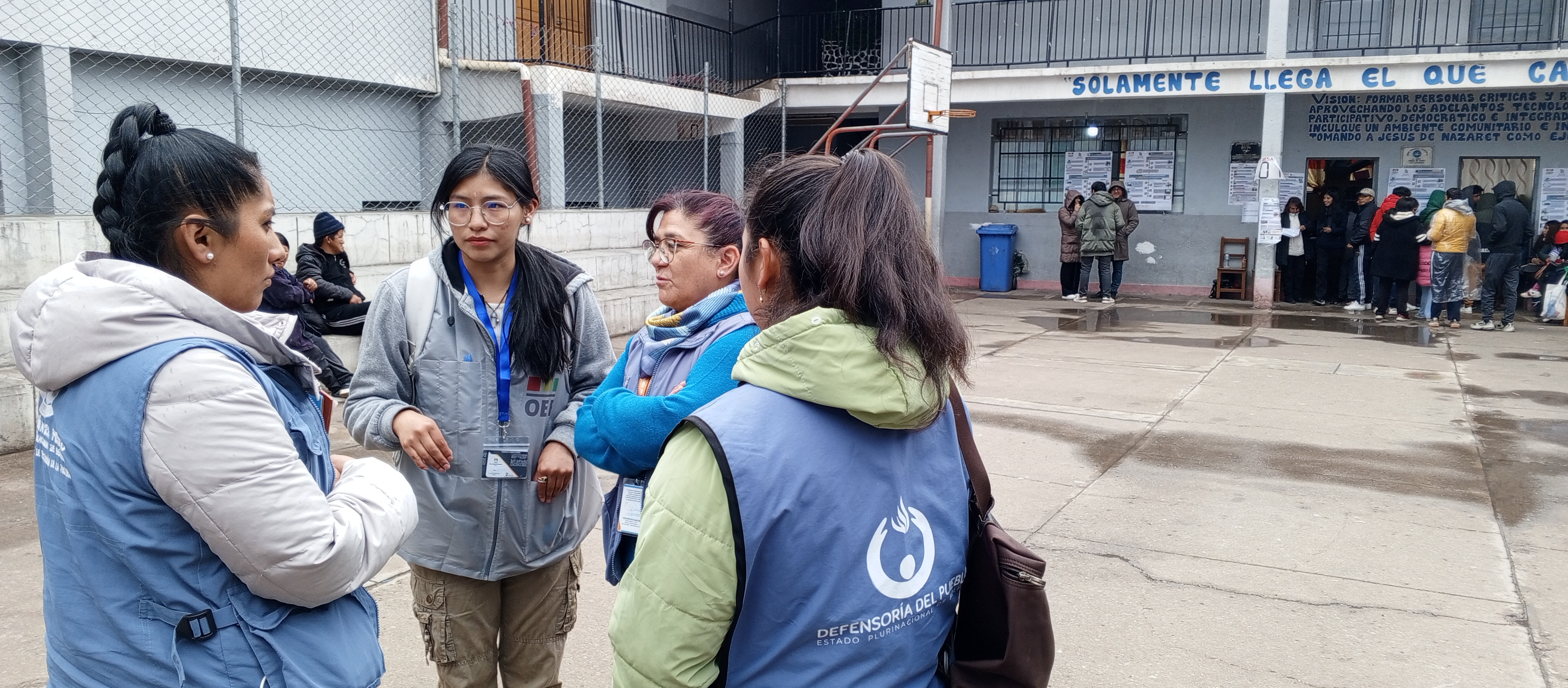 DEFENSORÍA DEL PUEBLO MONITOREÓ MÁS DE 70 RECINTOS ELECTORALES Y ATENDIÓ CASOS DE VULNERACIÓN DE DERECHOS HUMANOS DURANTE LAS ELECCIONES SUBNACIONALES EN POTOSÍ