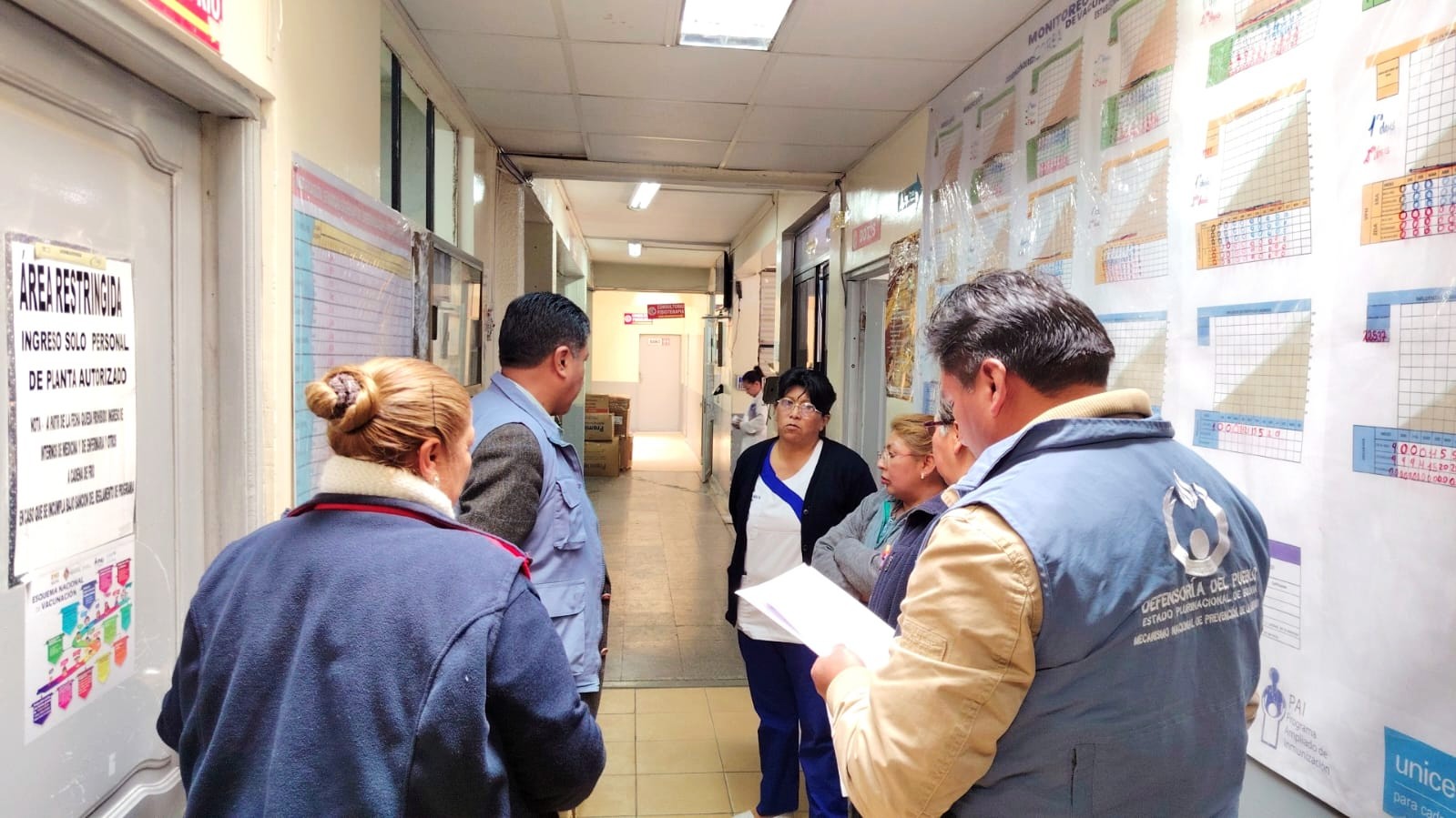 VERIFICATIVO DEFENSORIAL EXPONE DEFICIENCIAS EN LA ATENCIÓN E INFRAESTRUCTURA DEL HOSPITAL MUNICIPAL COREA