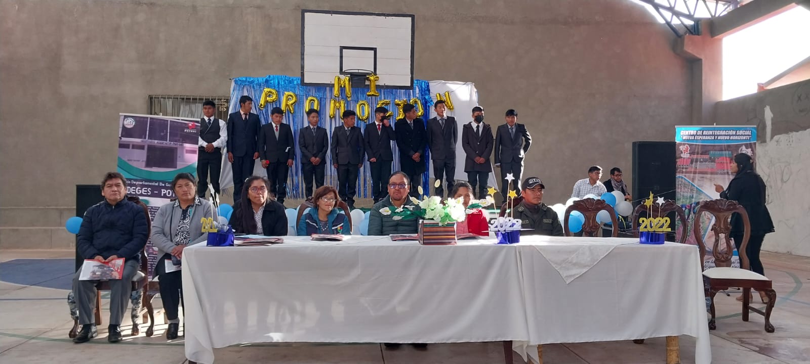 DEFENSORÍA DEL PUEBLO PARTICIPA DE ACTO DE GRADUACIÓN DE PROMOCIÓN  DE 10 ADOLESCENTES CON RESPONSABILIDAD PENAL.