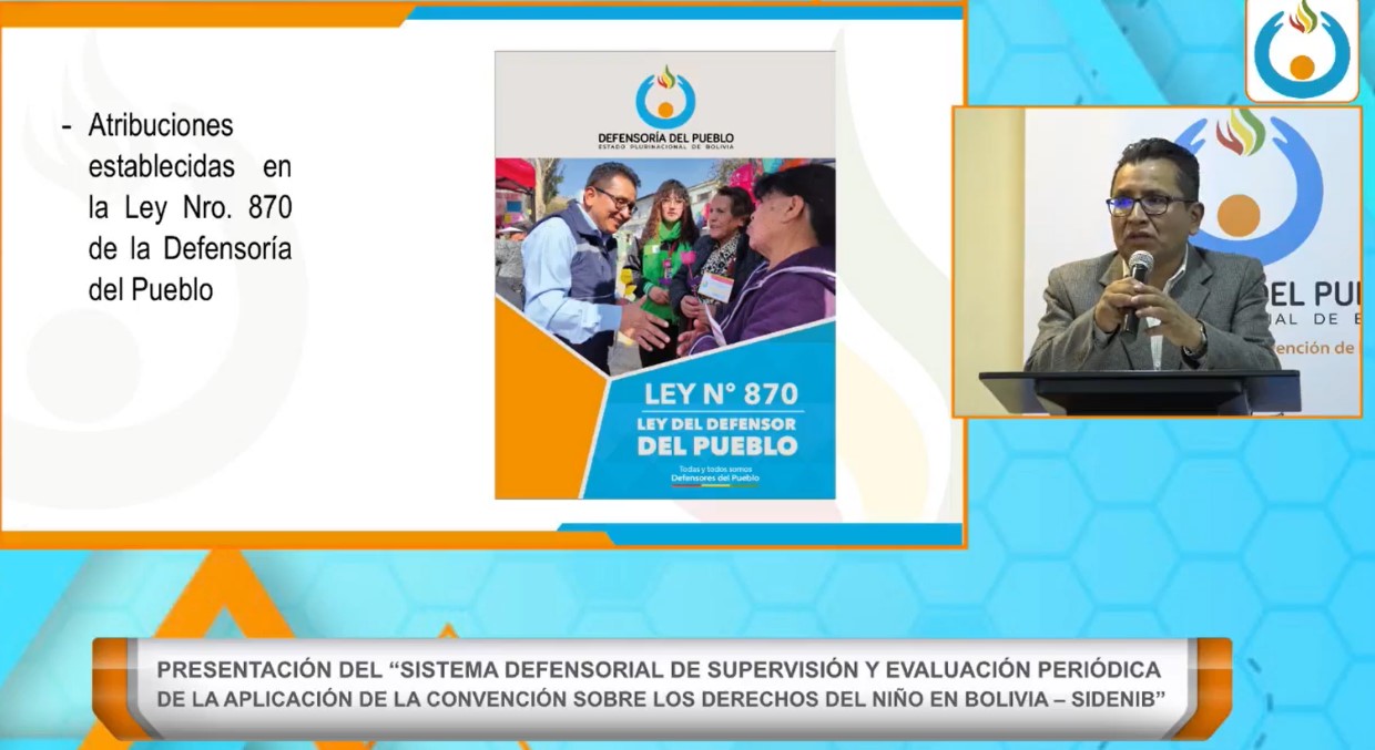 DEFENSORÍA DEL PUEBLO PRESENTA SISTEMA INFORMÁTICO QUE MONITOREARÁ CUMPLIMIENTO DE LOS DERECHOS DE NIÑAS, NIÑOS Y ADOLESCENTES