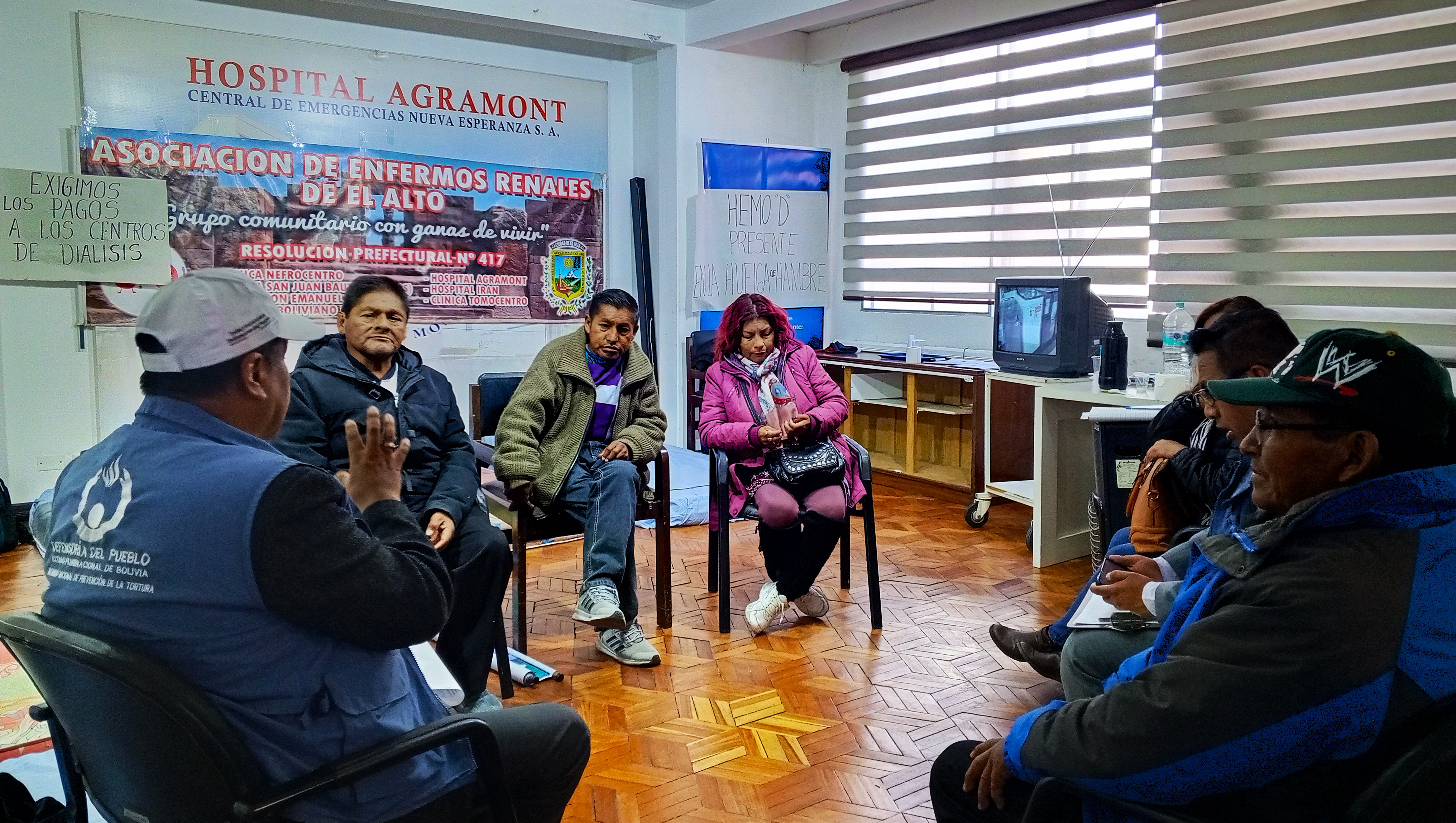 DEFENSORÍA DEL PUEBLO PROPICIA ACUERDOS PARA GARANTIZAR CONTINUIDAD DEL TRATAMIENTO DE PACIENTES RENALES