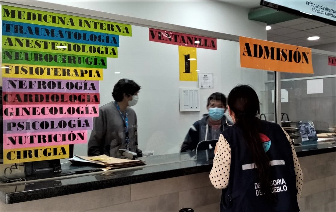 DEFENSORÍA DEL PUEBLO PIDE ACCIONES INMEDIATAS A LA ALCALDÍA DE COCHABAMBA ANTE AGRESIÓN SEXUAL A UNA ADOLESCENTE EN EL HOSPITAL DE NORTE EN COCHABAMBA