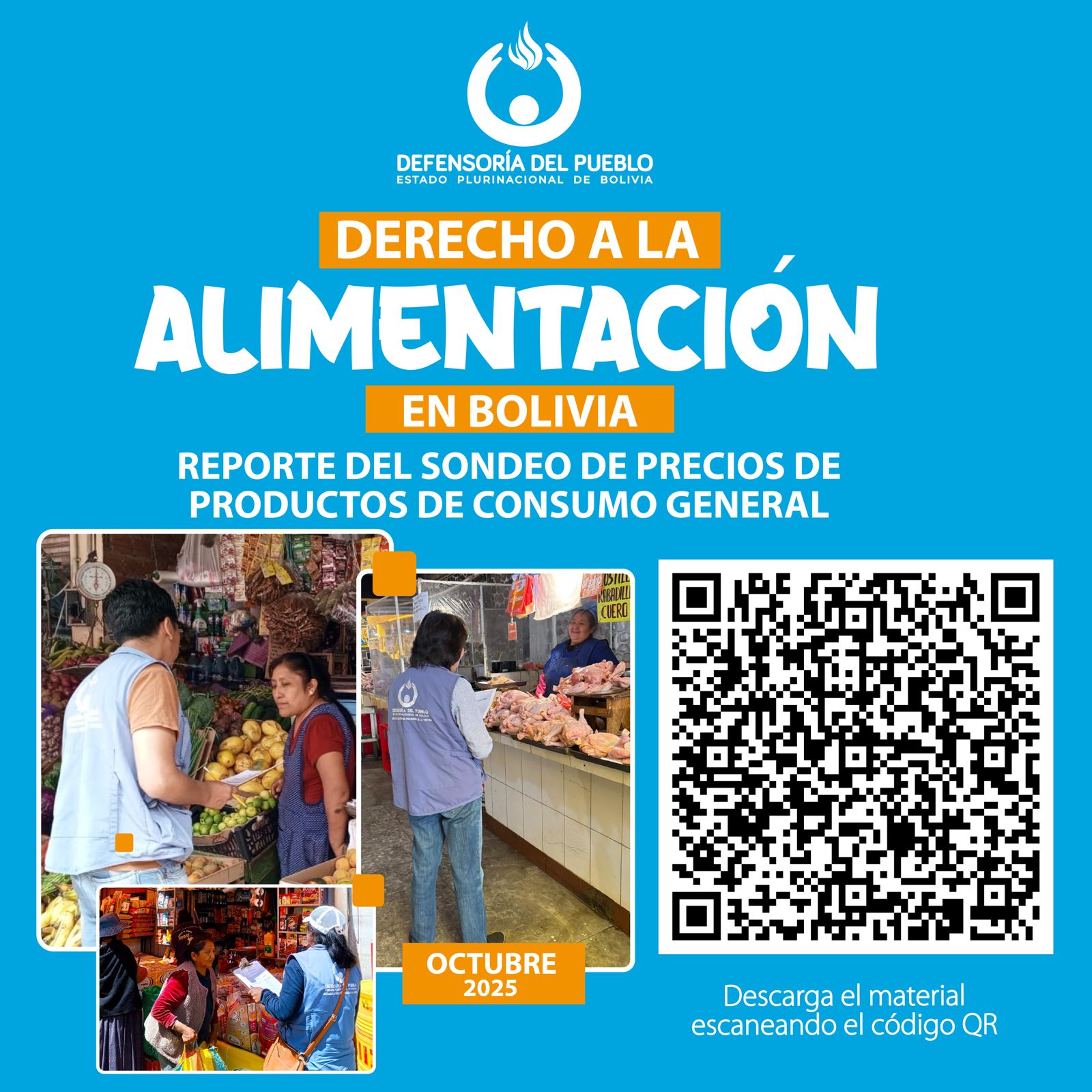 SONDEO DE LA DEFENSORÍA DEL PUEBLO DEVELA ENCARECIMIENTO DE SEIS PRODUCTOS BÁSICOS, AFECTANDO EL DERECHO A LA ALIMENTACIÓN DE LA POBLACIÓN