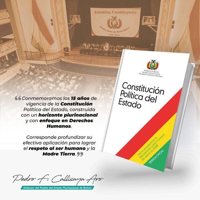 A 15 años de su promulgación, Defensor del Pueblo llama a profundizar la aplicación de la Constitución