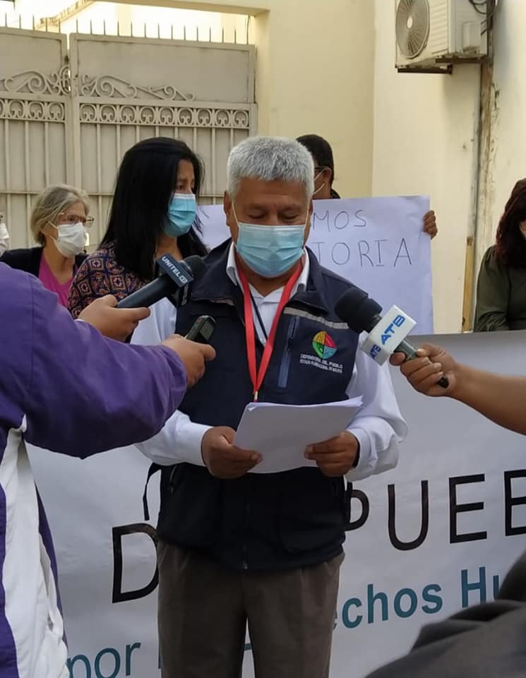 La Defensoría del Pueblo mediante su Delegación Defensorial Departamental Santa Cruz y activistas piden se declare alerta por incremento de violencia y feminicidios en el Departamento