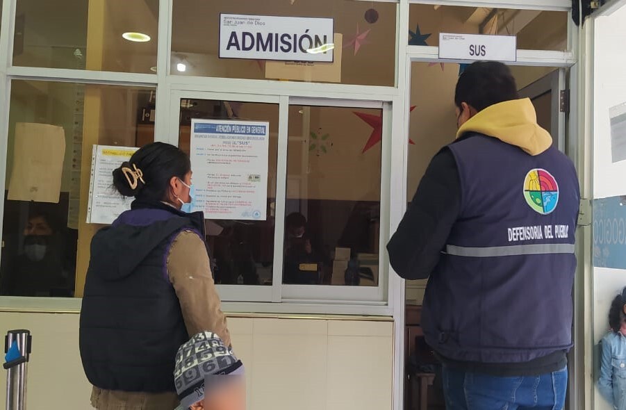 Tras la intervención de la Defensoría del Pueblo, un niño recibe atención médica en el Instituto Psicopedagógico Ciudad Joven San Juan de Dios