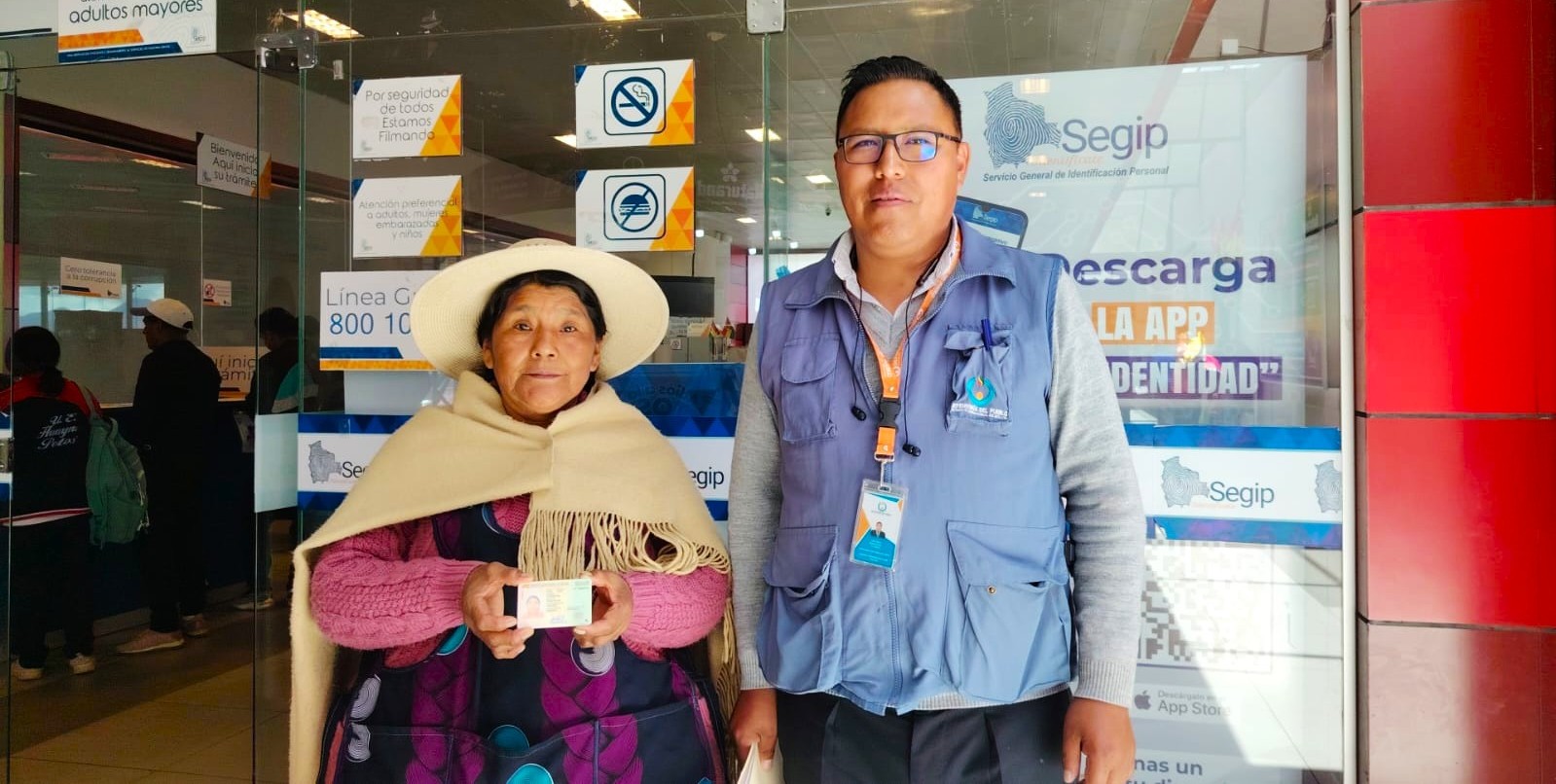 EL ALTO: GESTIÓN DEFENSORIAL LOGRA RESTITUIR EL DERECHO A LA IDENTIDAD DE UNA PERSONA ADULTA MAYOR