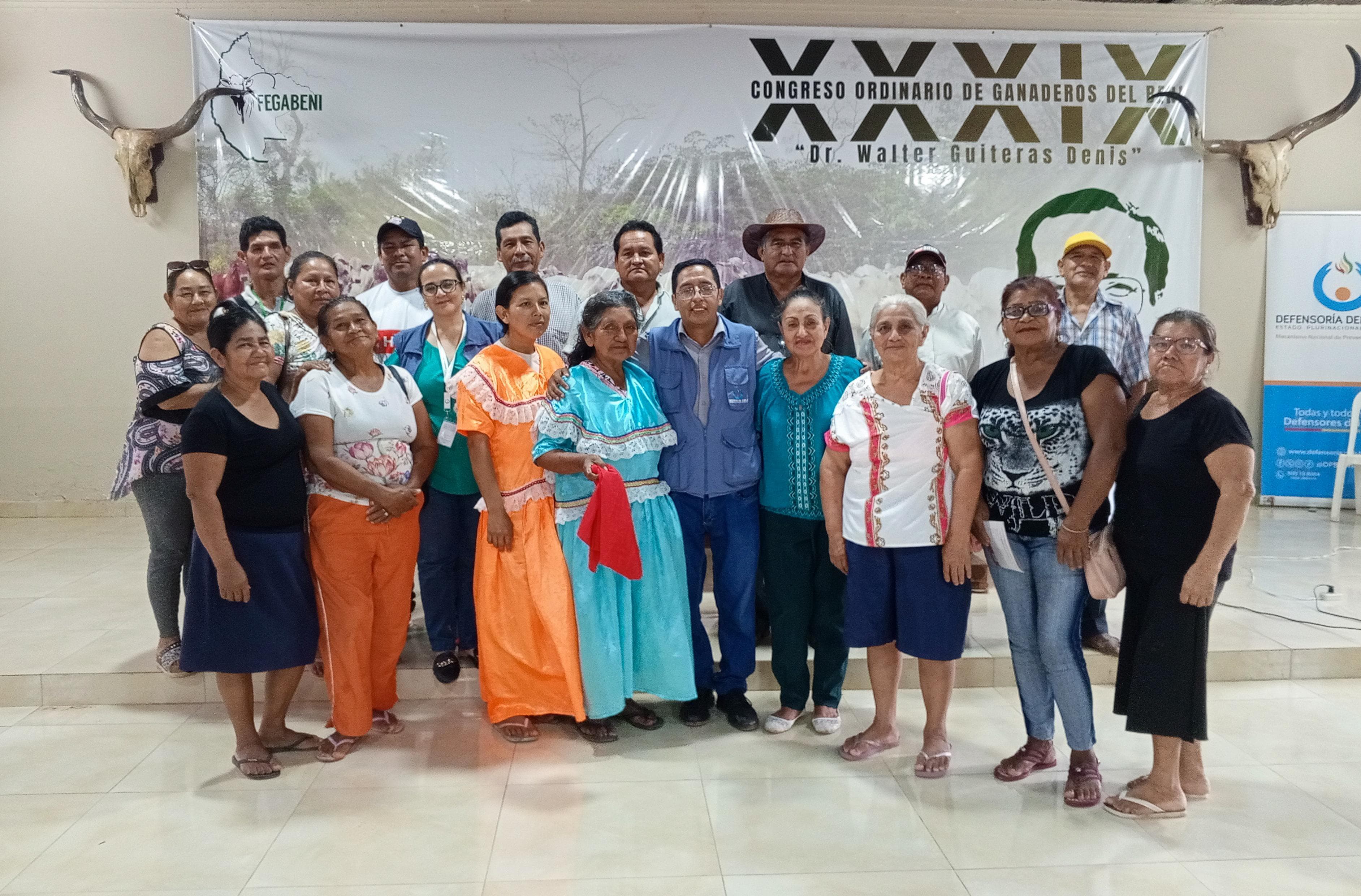 DEFENSORÍA DEL PUEBLO PROMUEVE ACCIONES PARA GARANTIZAR LOS DERECHOS DE LAS PERSONAS ADULTAS MAYORES EN SANTA ANA DEL YACUMA