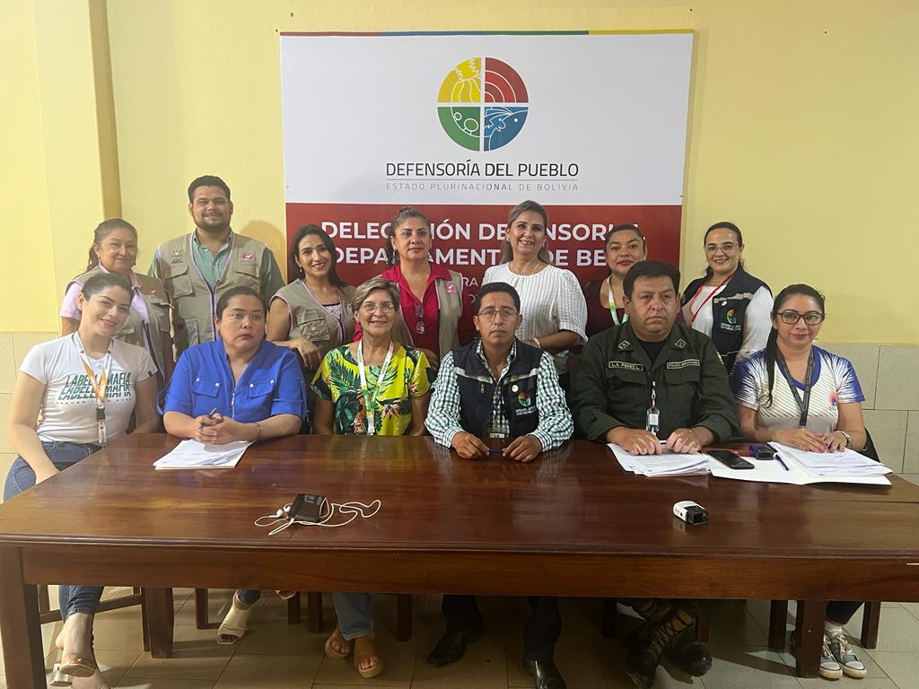 Delegación Defensorial Logra Alianza Estratégica denominada “Voces Unidas Frente a la Violencia Sexual Contra las Niñas, Niños y Adolescentes”, con Instituciones Públicas del Departamento del Beni