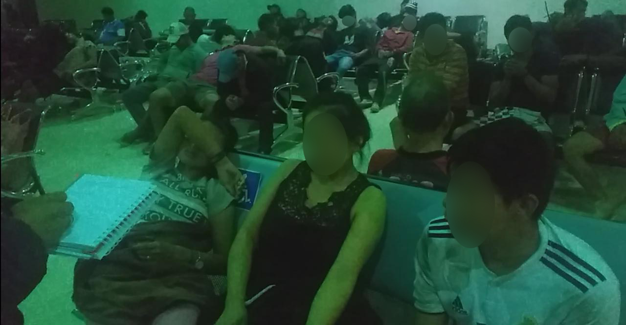 DEFENSORÍA DEL PUEBLO DE PANDO VERIFICA LA SITUACIÓN DE 57 PERSONAS EN EL AEROPUERTO CAP. ANÍBAL ARAB QUE FUERON DETENIDAS EN EL RÍO MADRE DE DIOS