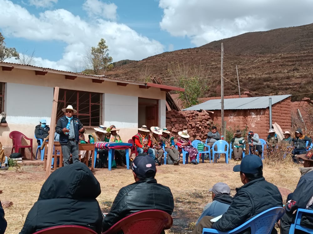 DEFENSORÍA DEL PUEBLO POSIBILITA LA RESTITUCIÓN DEL DERECHO AL AGUA PARA 4 FAMILIAS EN LA COMUNIDAD SULLKATA KHARACHA DE CHAYANTA POTOSÍ