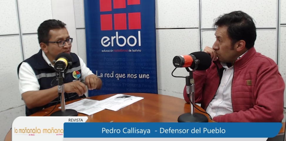 DEFENSOR DEL PUEBLO REITERA ADVERTENCIA SOBRE LA FRAGILIDAD DE LA INSTITUCIONALIDAD DE LA DEMOCRACIA