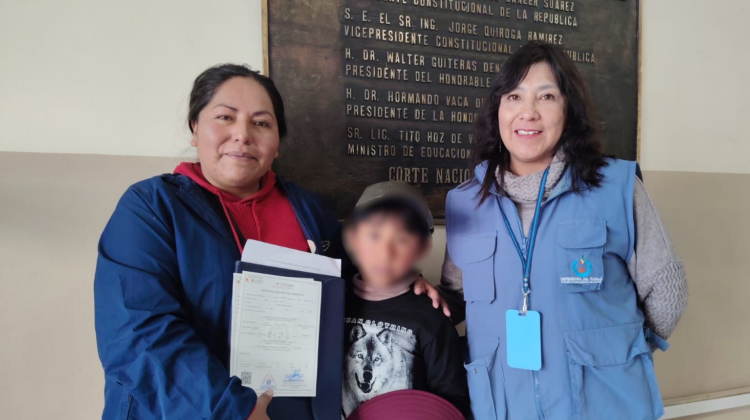 NIÑO DE NUEVE AÑOS RESTITUYE SU DERECHO A LA IDENTIDAD POR GESTIÓN DE LA DEFENSORÍA DEL PUEBLO TRAS EXIGIR EL CUMPLIMIENTO DE UNA ORDEN JUDICIAL