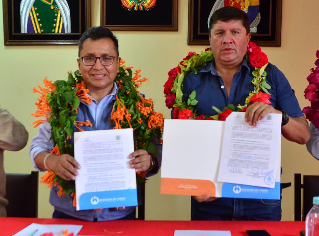 Chuquisaca: Defensor del Pueblo y alcalde de Alcalá refuerzan protección de derechos humanos con acciones estratégicas para poblaciones vulnerables