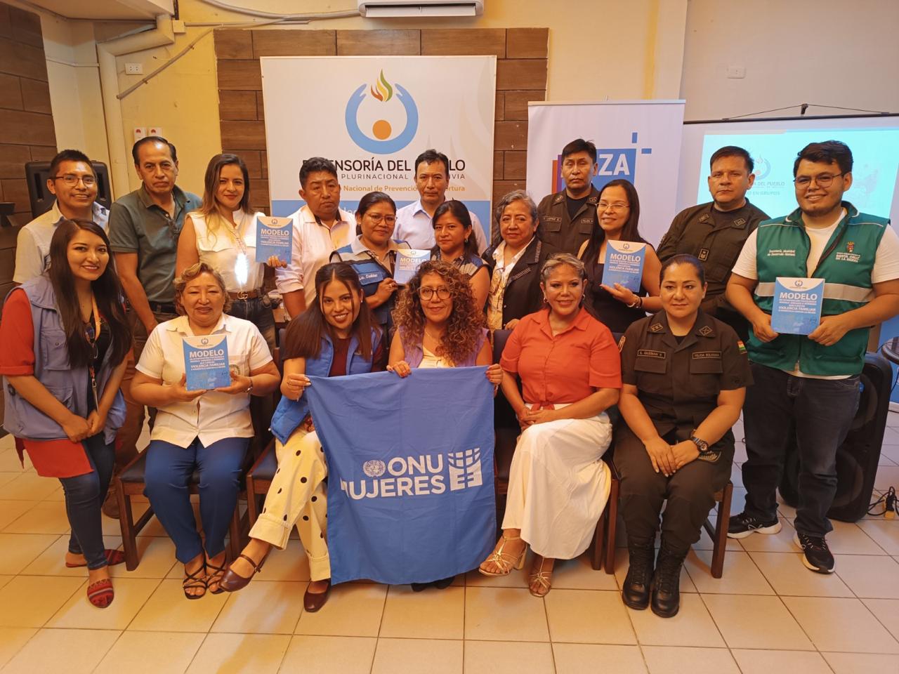 DEFENSORÍA DEL PUEBLO PRESENTA MODELO DE INTERVENCIÓN PSICOLÓGICA PARA HOMBRES QUE EJERCEN VIOLENCIA EN SANTA CRUZ.