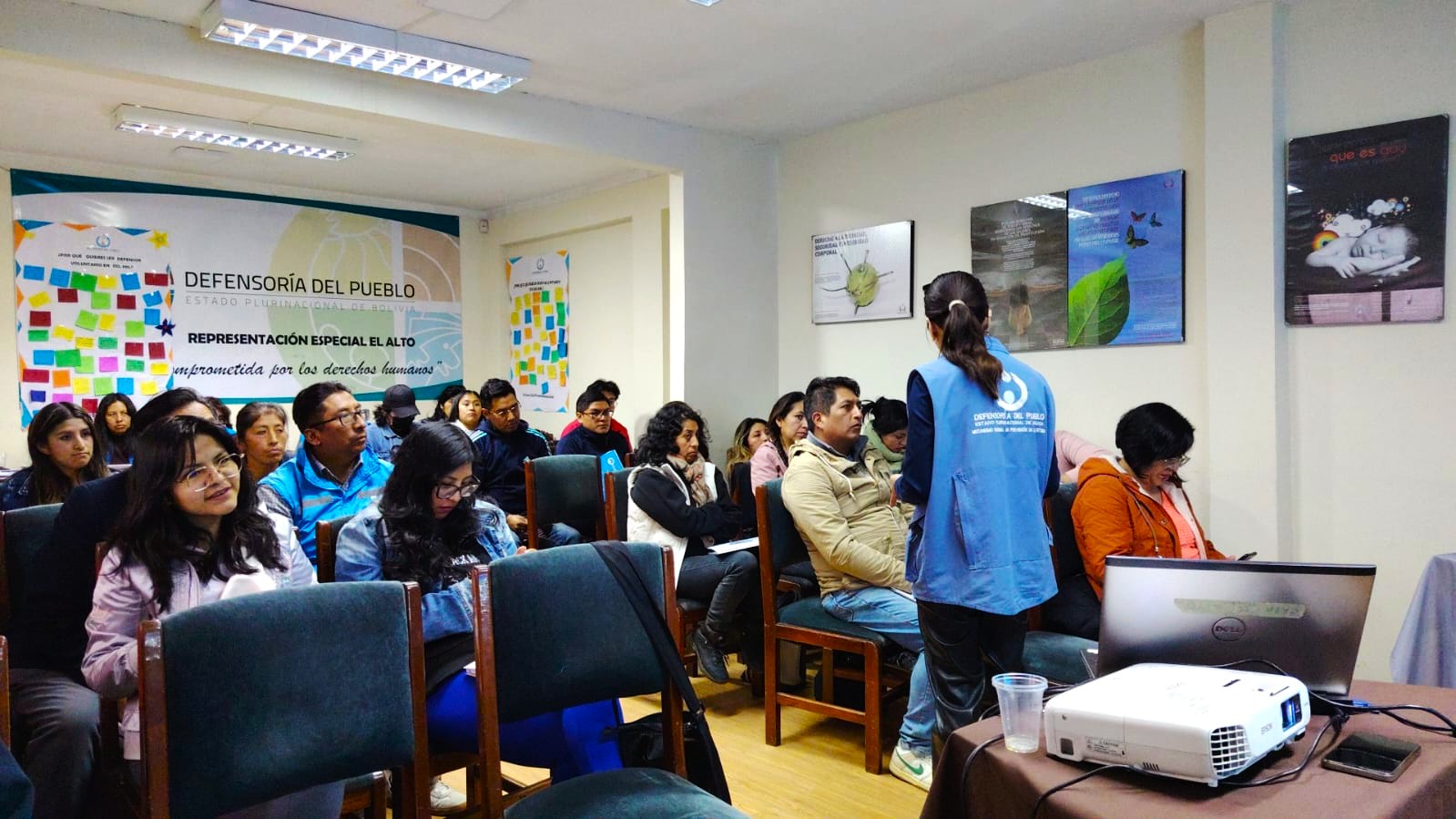 DEFENSORÍA DEL PUEBLO FORTALECE CAPACIDADES DE DNA Y SLIM PARA MEJORAR LA PROTECCIÓN DE DERECHOS EN EL ALTO