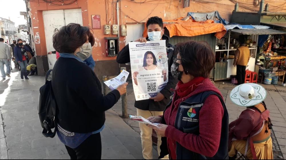 EN POTOSÍ, LA DEFENSORÍA DEL PUEBLO LLEVA ADELANTE LA SOCIALIZACIÓN DE  LA PRIMERA ENCUESTA VIRTUAL PARA PERSONAS CON DIVERSA ORIENTACIÓN SEXUAL, EXPRESIÓN E IDENTIDAD DE GÉNERO EN BOLIVIA