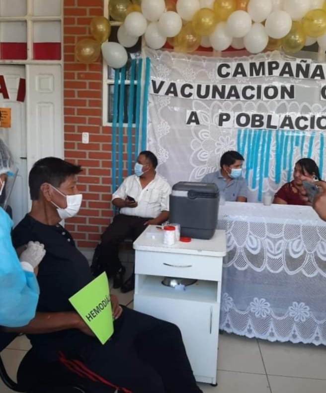 Defensoría del Pueblo advierte poca afluencia de pacientes renales y oncológicos en los centros de salud del área rural para la vacunación contra la COVID-19