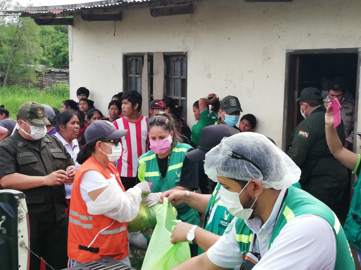 LA DEFENSORÍA DEL PUEBLO GESTIONÓ LA AYUDA SOLIDARIA DE VÍVERES Y RACIONES SECAS PARA LA COMUNIDAD INDIGENA AYOREA GARAY.