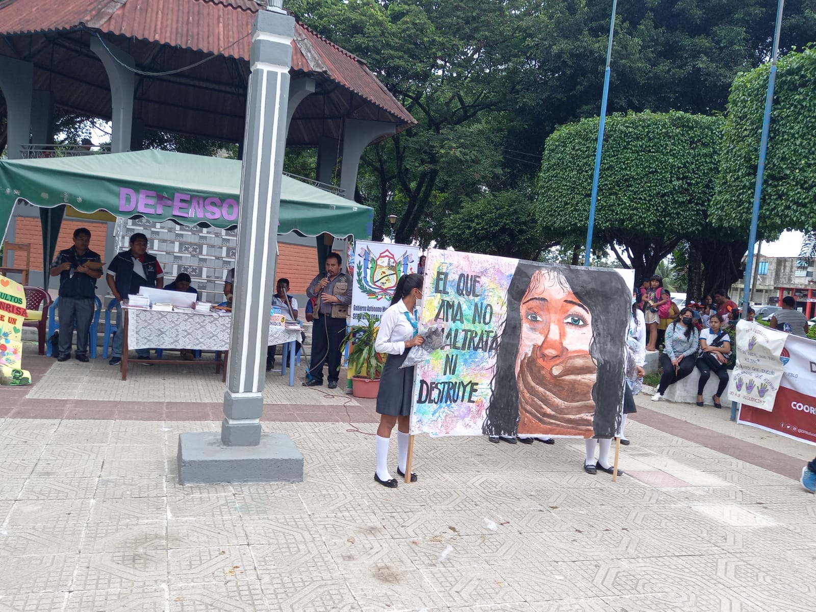 “MARCHA CONTRA LA VIOLENCIA A LA MUJER Y EXPRESIONES CULTURALES” ACTIVIDAD REALIZADA EN EL MUNICIPIO DE ENTRE RÍOS.