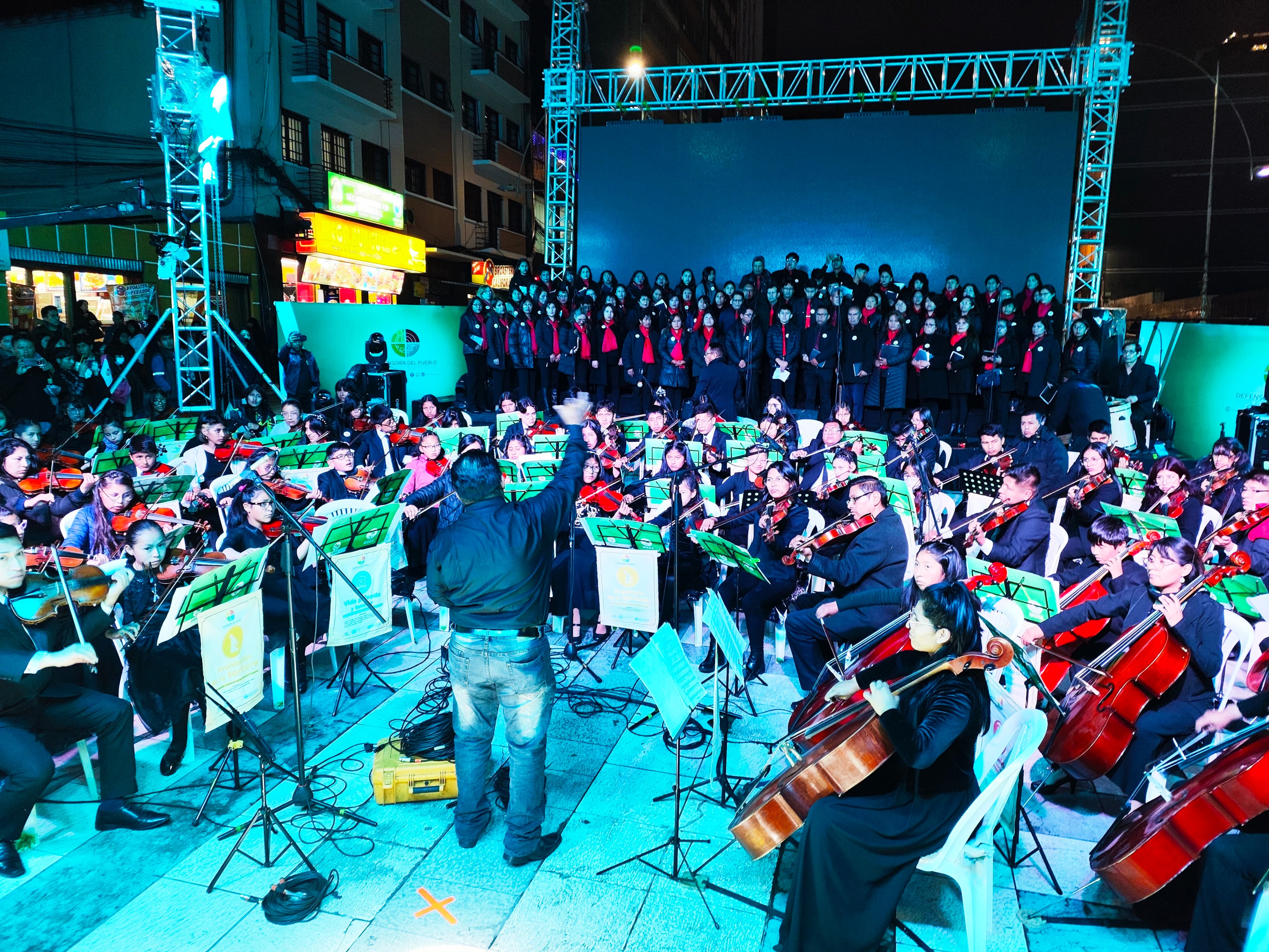 Defensoría del Pueblo presentó la canción por los Derechos Humanos