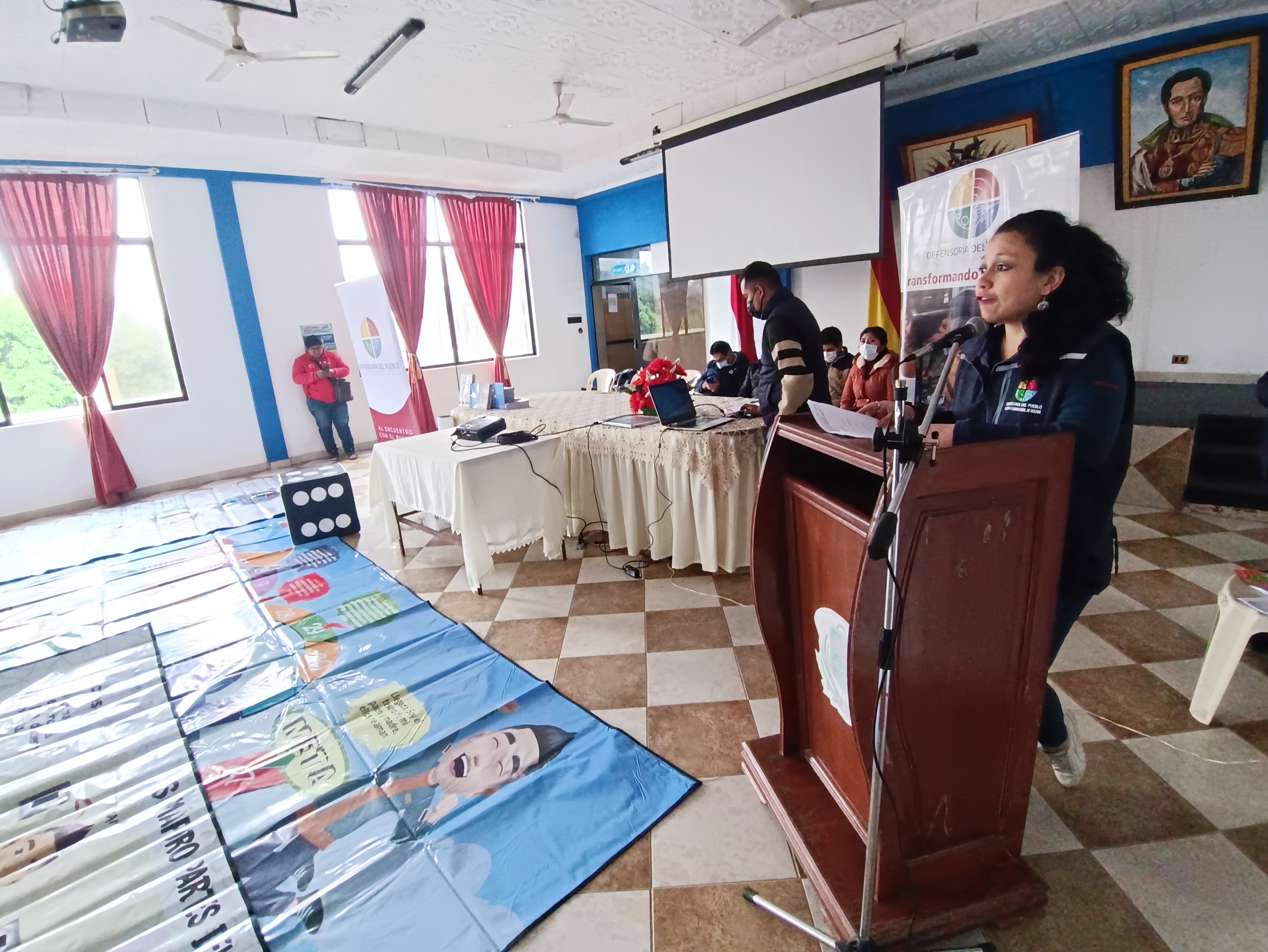 DEFENSORÍA DEL PUEBLO ENTREGA MATERIAL DE PREVENCIÓN AL GOBIERNO MUNICIPAL DE BERMEJO