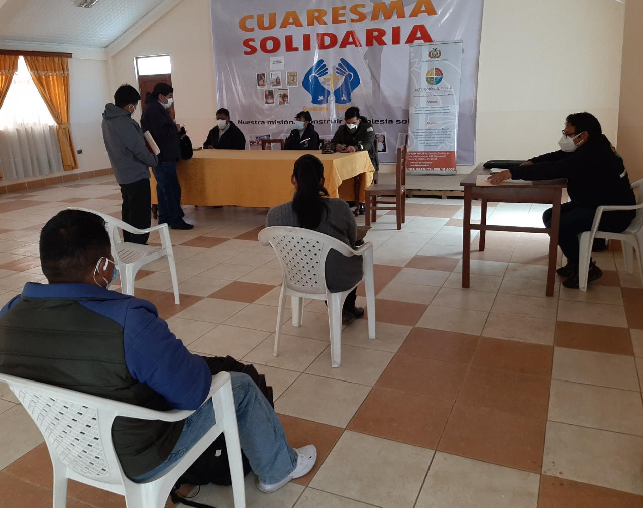 DEFENSORÍA DEL PUEBLO, IGLESIA CATÓLICA Y PARTIDOS POLÍTICOS ORGANIZAN MISA POR UN VOTO CON LIBERTAD