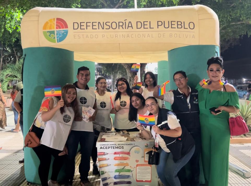 Defensoría del Pueblo Comparte Celebración por la Lucha de una Beni Diversa Libre de Violencia de Género