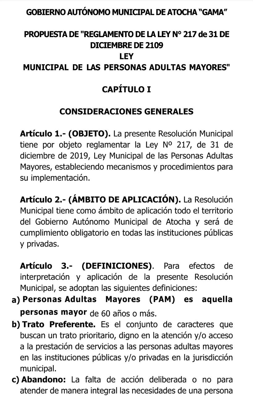 DEFENSORÍA DEL PUEBLO SOCIALIZA VIRTUALMENTE PROPUESTA DEFENSORIAL DE REGLAMENTO PARA LEY DE ADULTOS MAYORES DE ATOCHA