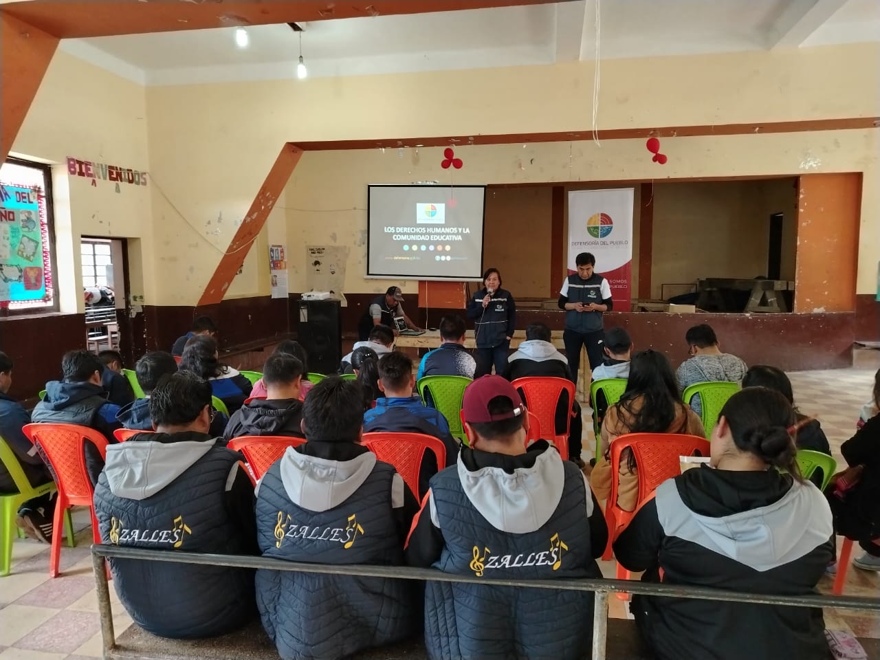 Defensoría del Pueblo desarrolla actividades de prevención de la violencia en el municipio de Yanacachi del departamento de La Paz