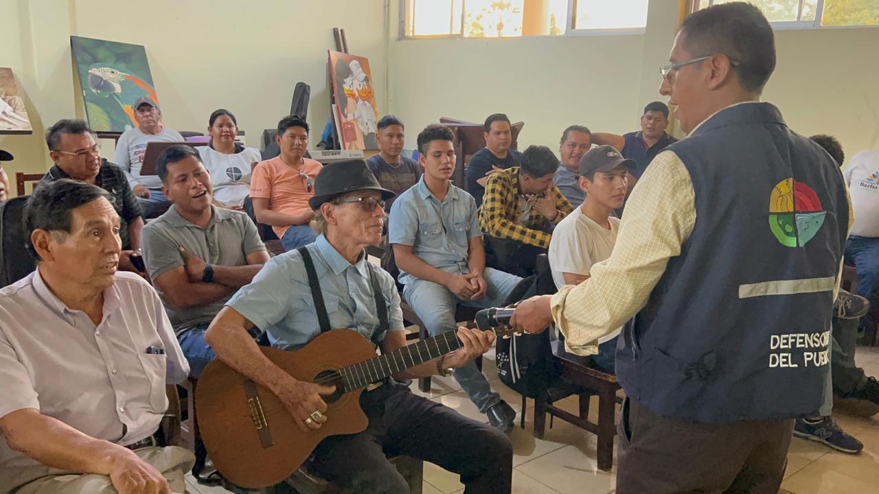 DEFENSORIA DEL PUEBLO CAPACITA SOBRE DERECHOS HUMANOS A ESTUDIANTES Y DOCENTES DEL INSTITUTO DE FORMACIÓN ARTISTICAS DE TRINIDAD