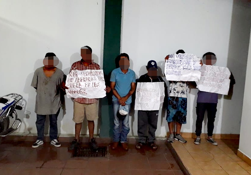 DEFENSORÍA DEL PUEBLO Y POLICÍA BOLIVIANA RESCATAN A SEIS PERSONAS ACUSADAS DE ROBO EN ETERAZAMA COCHABAMBA