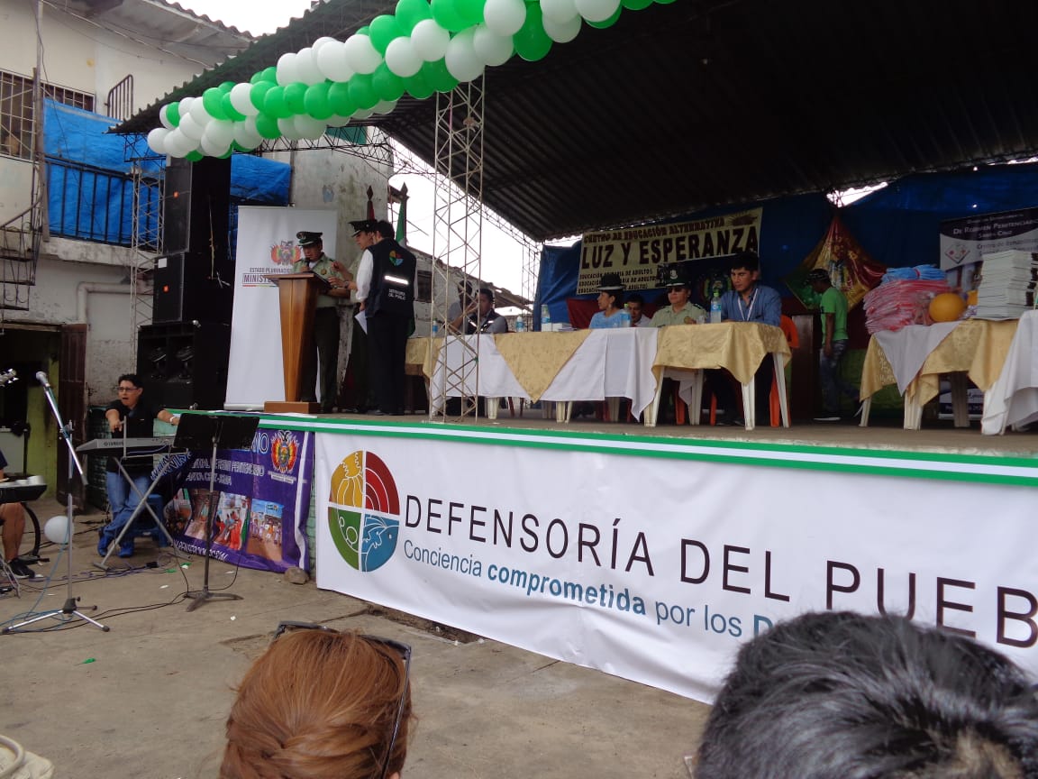 DEFENSORÍA DEL PUEBLO PRESENTA  EN PALMASOLA “ENTRENANDO POR LA LIBERACIÓN”