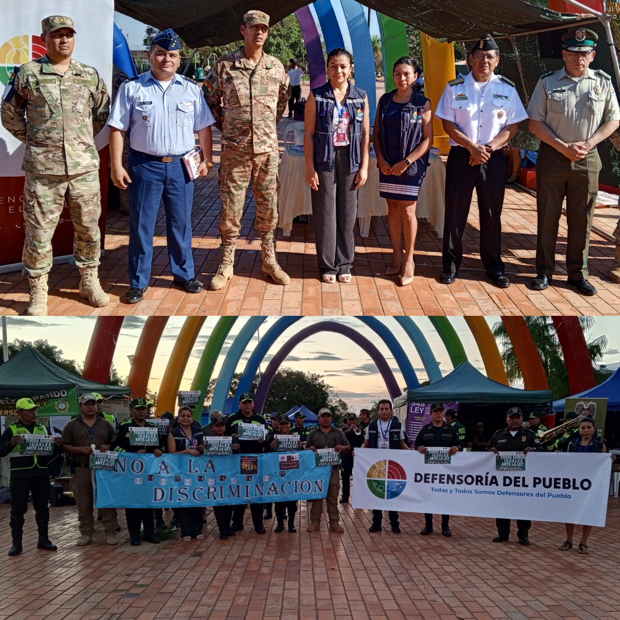 EN PANDO, DEFENSORIA DEL PUEBLO, EL EJÉRCITO Y LA POLICÍA, ASUMEN ACCIONES CONJUNTAS PARA PROMOVER EVENTOS DE CONCIENCIACIÓN EN EL DÍA NACIONAL CONTRA EL RACISMO Y DISCRIMINACIÓN