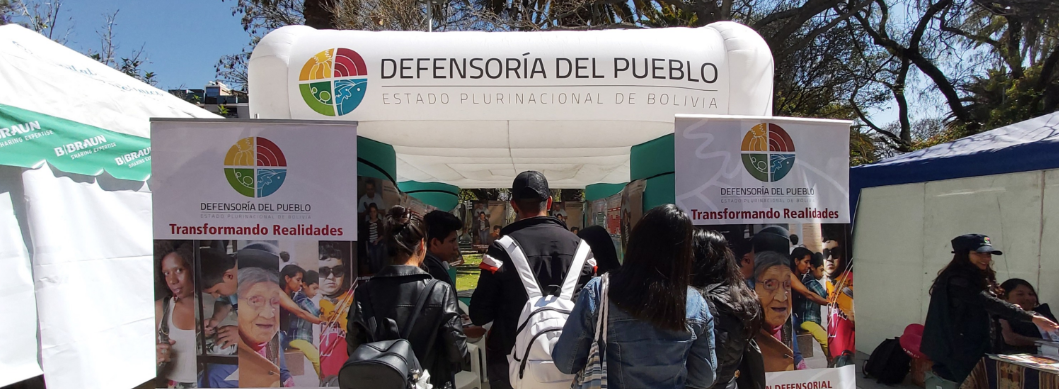 DEFENSORÍA DEL PUEBLO CONVOCA A LA PREVENCIÓN DE LA VIOLENCIA EN FERIA EN DERECHOS HUMANOS