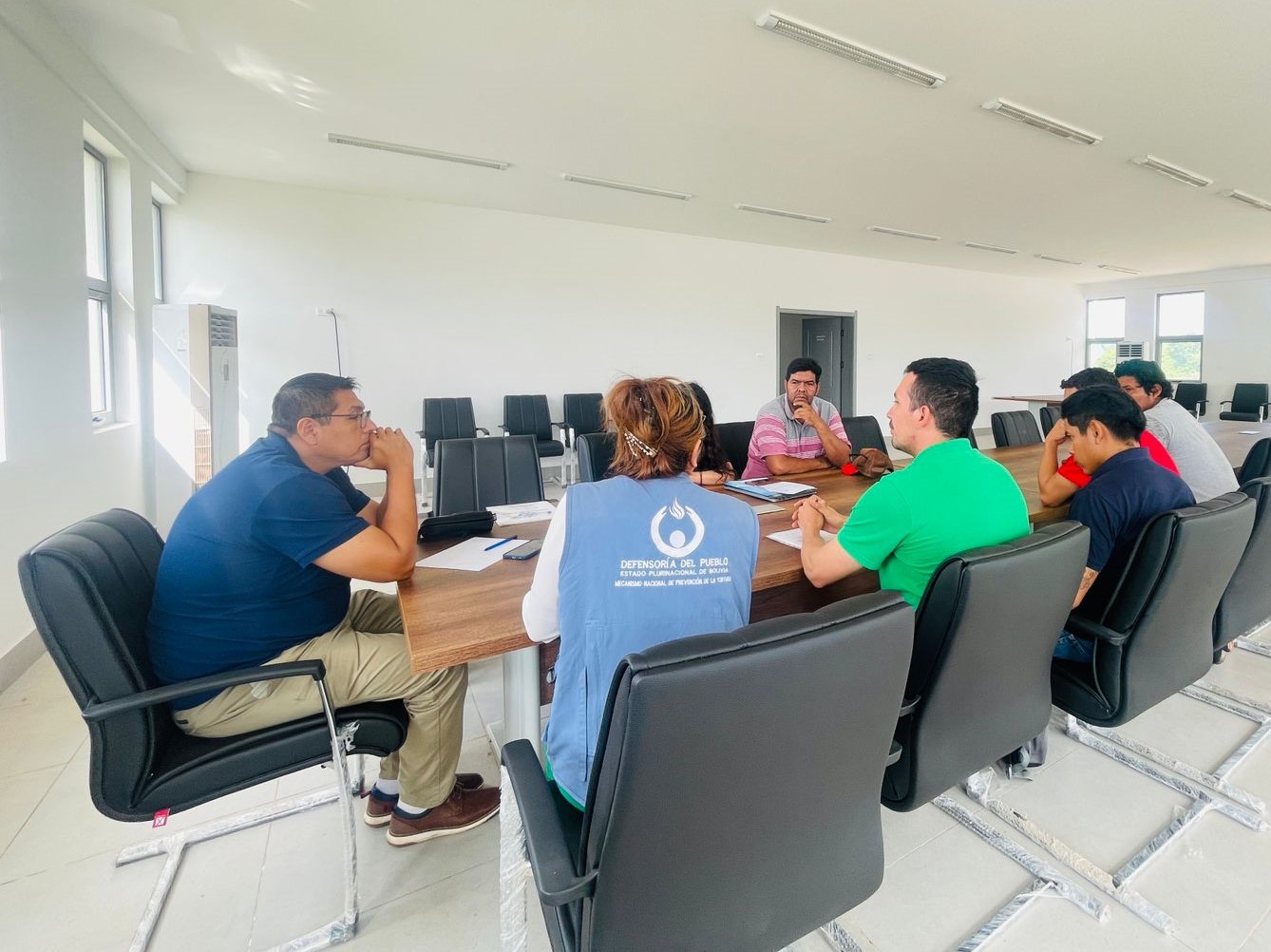 DEFENSORÍA DEL PUEBLO MEDIA EN CONFLICTO ENTRE TRABAJADORES Y EL EJECUTIVO DE LA EMPRESA SIDERÚRGICA DEL MUTÚN